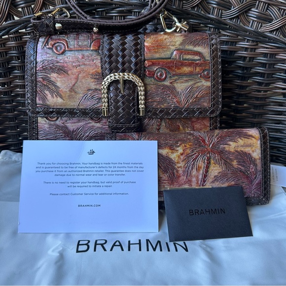 ‼️SOLD‼️Brahmin Multi Copa Cabana Small Hallie BAG ONLY!!! - Picture 12 of 15